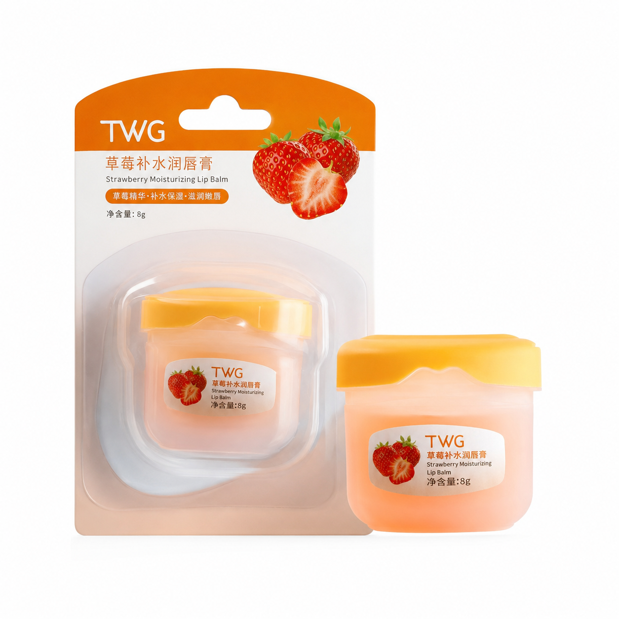 TWG Strawberry Moisten Lipstick- 7gm (1+1)